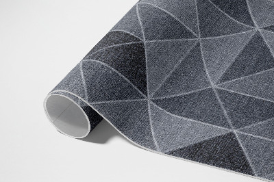 Covor de vinil acasă Abstracție geometrică imitare țesătură