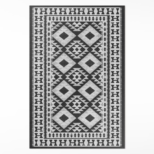 Covor de vinil acasă Imitație de țesătură cu model retro vintage