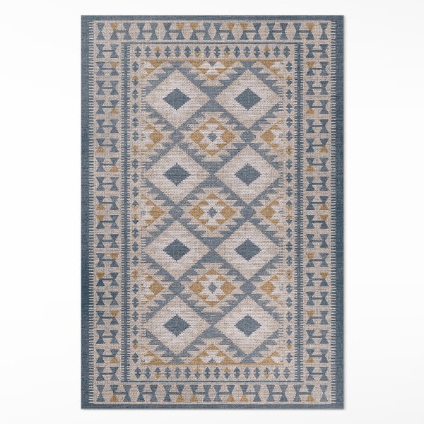 Covor interior din vinil Design retro decorativ imitație țesătură