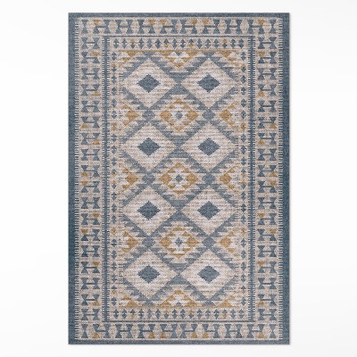 Covor interior din vinil Design retro decorativ imitație țesătură