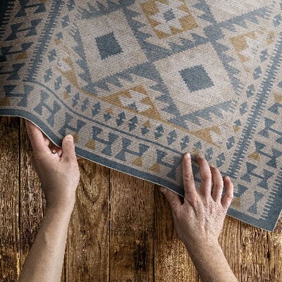 Covor interior din vinil Design retro decorativ imitație țesătură