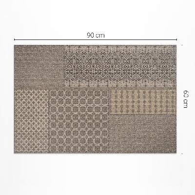 Covor de vinil Model aztec imitație țesătură decorată