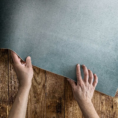 Covor de vinil acasă Beton albastru cu textură modernă