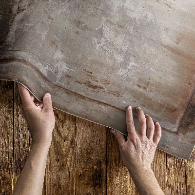 Covor de vinil Tablă ruginită stil industrial