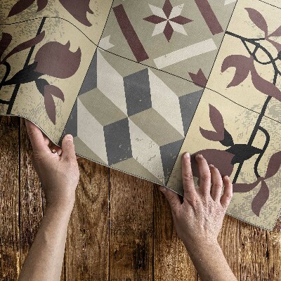 Covor interior din vinil Magnolia Tile Mozaic cu model