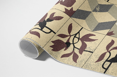 Covor interior din vinil Magnolia Tile Mozaic cu model