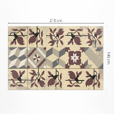 Covor interior din vinil Magnolia Tile Mozaic cu model