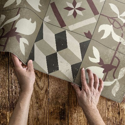 Covor de vinil Mozaic decorativ cu dale Magnolia