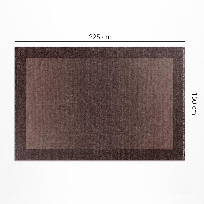 Covor de vinil Cadru maro model clasic de țesătură