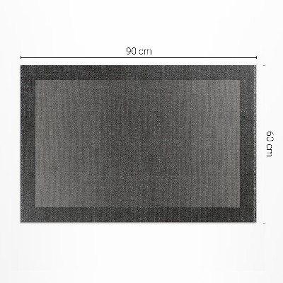 Covor de vinil acasă Cadru gri model clasic de țesătură