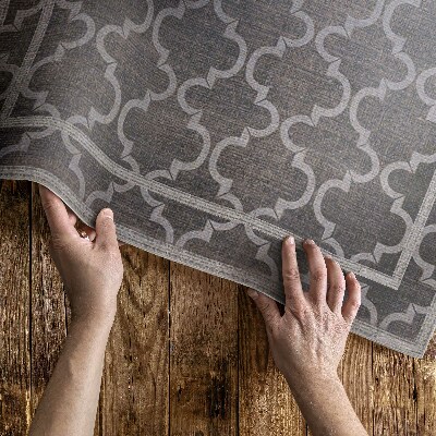 Covor interior din vinil Imitație de țesătură în stil marocan