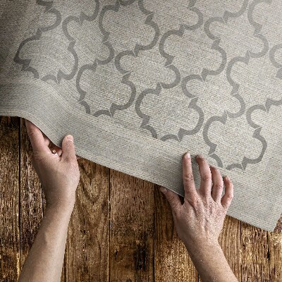 Covor interior din vinil Design marocan imitație țesătură arabesque