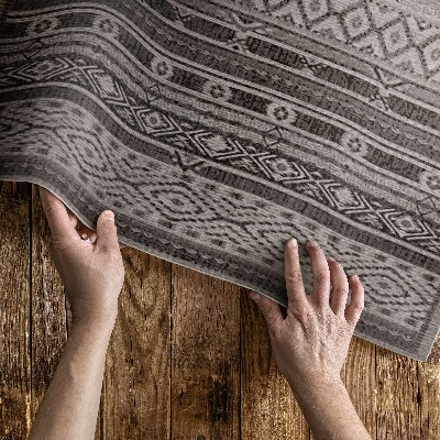 Covor de vinil acasă Modele indiene imitație țesătură