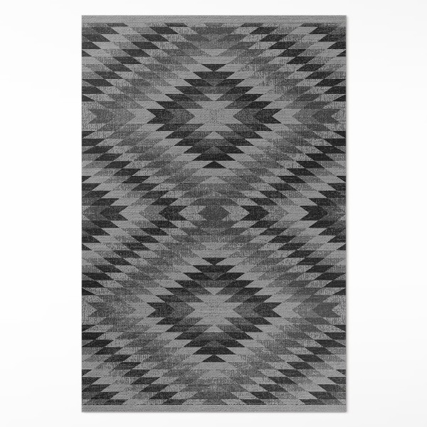 Covor interior din vinil Imitație țesătură paralelograme întunecate