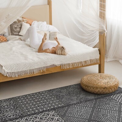 Covor interior din vinil Amestec de diferite modele imitație țesătură