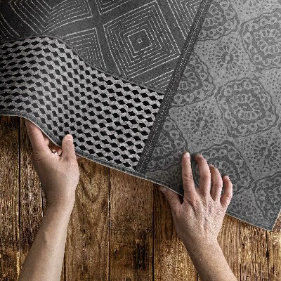Covor interior din vinil Amestec de diferite modele imitație țesătură