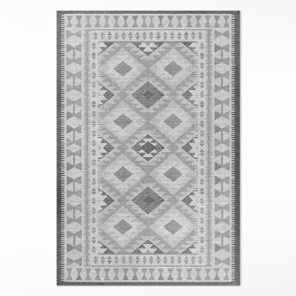 Covor de vinil acasă Diamante gri imitație țesătură