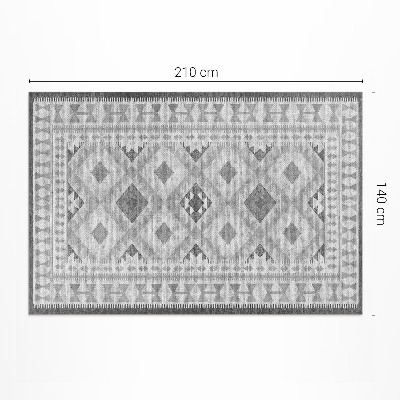 Covor de vinil acasă Diamante gri imitație țesătură