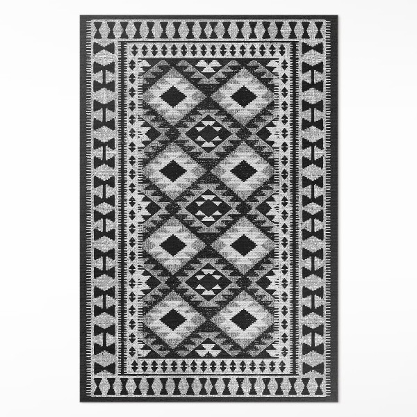 Covor de vinil Diamante negre imitație țesătură