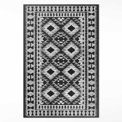 Covor de vinil Diamante negre imitație țesătură