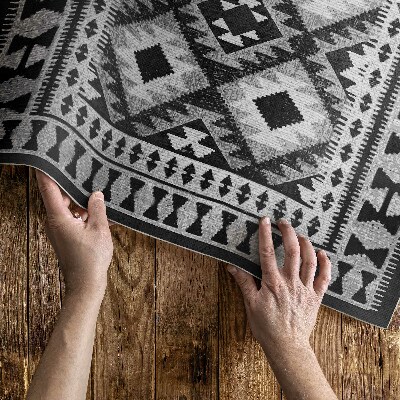 Covor de vinil Diamante negre imitație țesătură