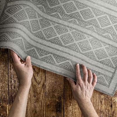Covor interior din vinil Ornamente decorative frumoase imitație țesătură