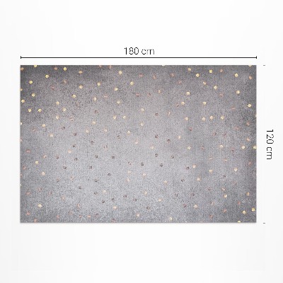 Covor de vinil acasă Puncte luminoase și întunecate pe textura gri