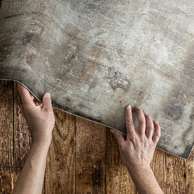 Covor de vinil acasă Metal ruginit în stil industrial