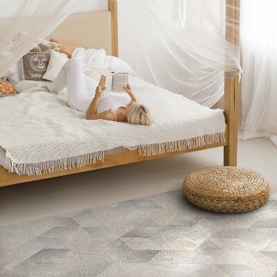 Covor interior din vinil Cub 3D model geometric modern