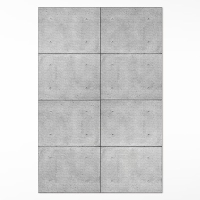 Covor de vinil Plăci de beton brut în stil industrial