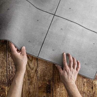 Covor de vinil Plăci de beton brut în stil industrial