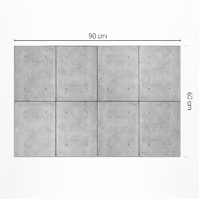 Covor de vinil Plăci de beton brut în stil industrial
