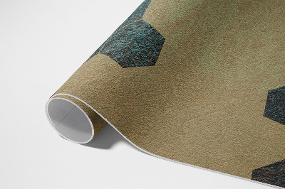 Covor de vinil acasă Hexagoane de beton cu design modern