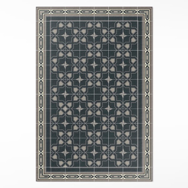 Covor de vinil acasă Stele geometrice mozaic vechi