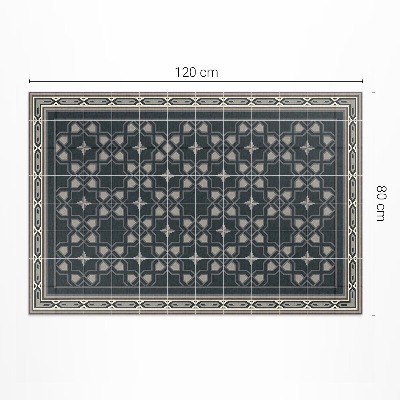 Covor de vinil acasă Stele geometrice mozaic vechi
