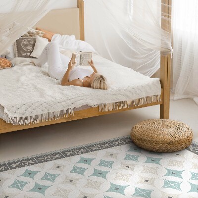 Covor de vinil Mozaic scandinav cu cercuri pastelate