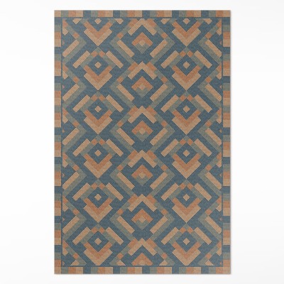 Covor de vinil acasă Model de geometrie aztecă vintage boho
