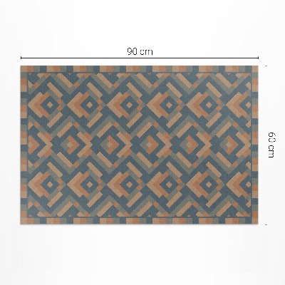 Covor de vinil acasă Model de geometrie aztecă vintage boho
