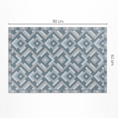 Covor interior din vinil Model de geometrie aztecă vintage boho
