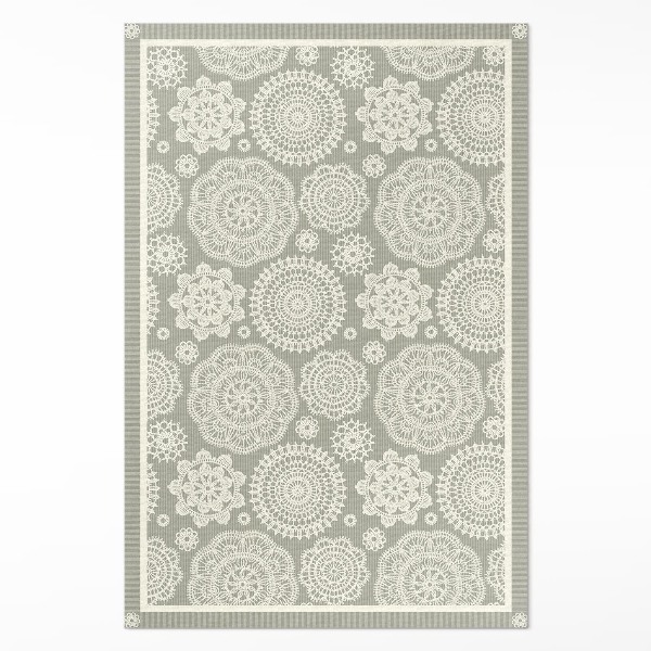 Covor de vinil Mandale florale model decorativ boho