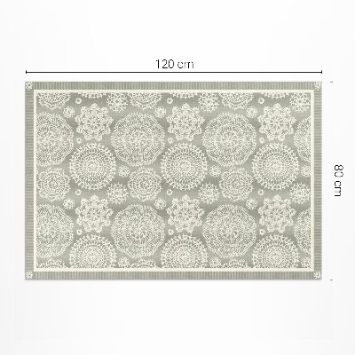 Covor de vinil Mandale florale model decorativ boho
