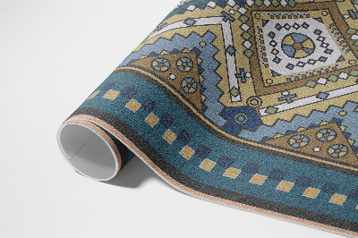 Covor de vinil acasă Model marocan ornament geometric