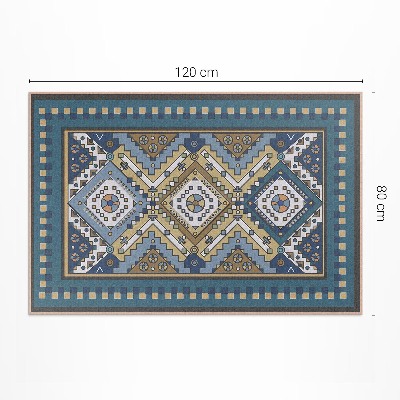Covor de vinil acasă Model marocan ornament geometric