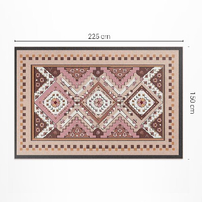 Covor interior din vinil Design marocan ornament geometric