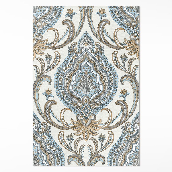Covor interior din vinil Flori orientale motiv vegetal decorativ