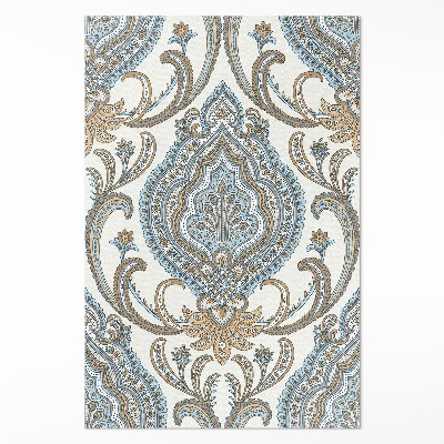 Covor interior din vinil Flori orientale motiv vegetal decorativ