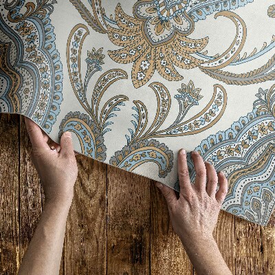 Covor interior din vinil Flori orientale motiv vegetal decorativ