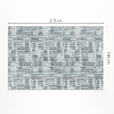 Covor de vinil Patchwork mozaic imitație țesătură