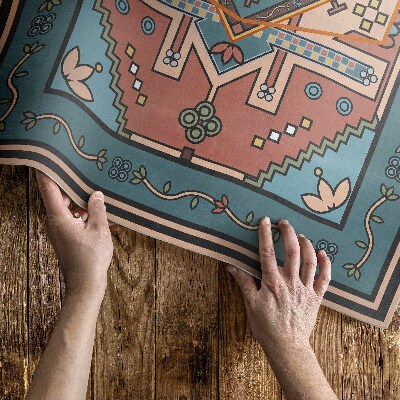 Covor de vinil Model decorativ cu geometrie arabă