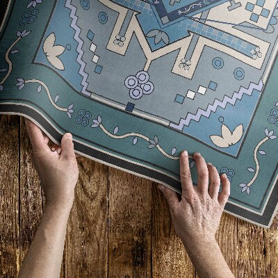 Covor de vinil acasă Geometrie arabă motiv ornamental
